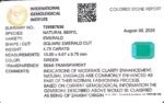 4.75 carats Emerald (5.25 ratti) - Image 9