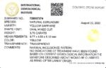 3.70 carats Yellow Sapphire ( 4.25 ratti ) - Image 9