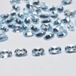 Aquamarine Oval Cut Gemstone 6×4 mm