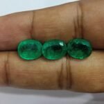 3.05/3.29/3.17 carats Triplet Emerald - Image 2