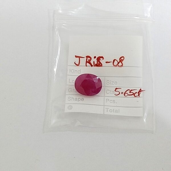 5.65 carats Ruby (6.25 ratti) - Image 5