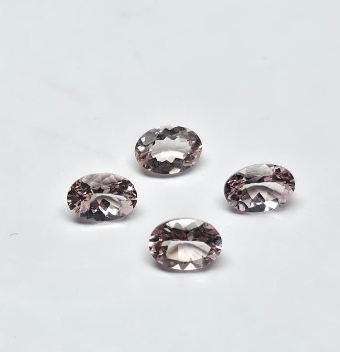 MPO753A_2 Morganite Oval Cut – 7×5 mm | AAA - Image 1