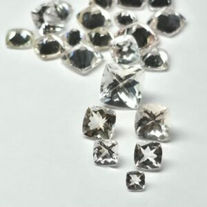 Morganite Mixed Square Cushion – 1.9 to 7.8 mm | AA | Peach