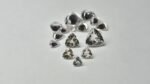 Morganite Mixed Trillion Shapes – 2.7 to 9.5 mm | AA | Peach