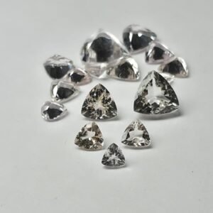 Morganite Mixed Trillion Shapes – 2.7 to 9.5 mm | AA | Peach