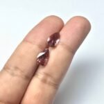 Natural Pink pear Mixed Tourmalines Pair – 2.29 ct & 2.29 ct - Image 3