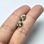 Natural Green Heart Mixed Tourmalines Pair – 1.71 ct & 1.72 ct - Image 3