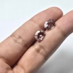 Natural Pink oval Mixed Tourmalines Pair – 1.91 ct & 2.22 ct - Image 3