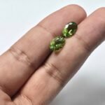 Natural Green oval Mixed Tourmalines Pair – 1.66 ct & 1.94 ct - Image 3