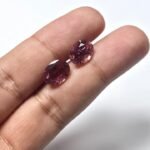 Natural Pink oval Mixed Tourmalines Pair – 2.68 ct & 3.16 ct - Image 3