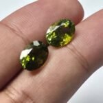 Natural Green oval Mixed Tourmalines Pair – 2.72 ct & 3.01 ct - Image 3