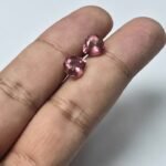 Natural Pink Heart Mixed Tourmalines Pair – 1.70 ct & 1.50 ct - Image 3