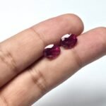 Natural Pink oval Mixed Tourmalines Pair – 2.16 ct & 1.89 ct - Image 3