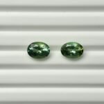 Natural Pink Trillion Mixed Tourmalines Pair – 1.03 ct & 0.95 ct