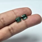 Natural Green Octagon Mixed Tourmalines Pair – 1.71 ct & 1.78 ct - Image 3