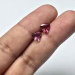 Natural Pink Trillion Mixed Tourmalines Pair – 1.03 ct & 0.95 ct - Image 3
