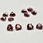 Pink Tourmaline Heart – 5.00 mm – Medium Luster Lot