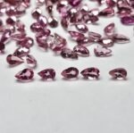 Pink Tourmaline Pear – 5×3 mm – Medium Luster Lot