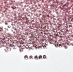 Pink Tourmaline Round – 1.50 mm – Medium Luster Lot