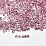 Pink Tourmaline Round – 1.50 mm – Medium Luster Lot