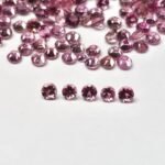 Pink Tourmaline Round – 2.50 mm – Medium Luster Lot