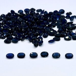7x5 mm Blue Sapphire Oval Shape