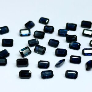 6x4 mm Blue Sapphire Octagon Shape