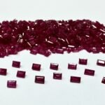 3x2 mm Ruby Baguette Shape
