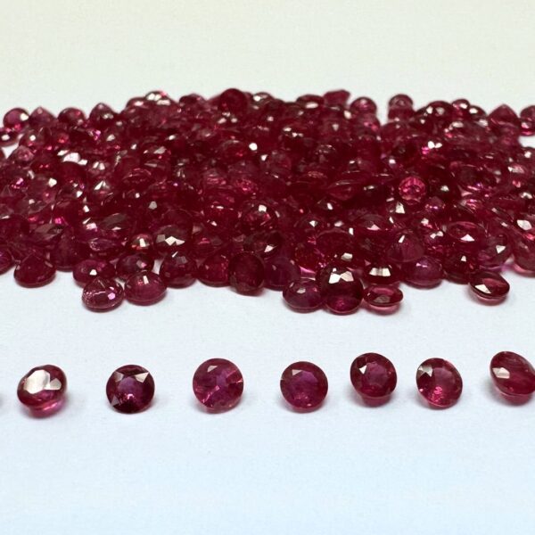 3 mm Ruby Round Shape - Image 1