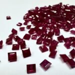 4 mm Ruby Square Shape