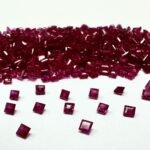 2 mm Ruby Square Shape