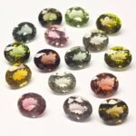 Mixed Tourmaline Oval – 12×10 mm