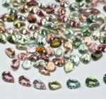 Mixed Tourmaline Pear – 8×6 mm