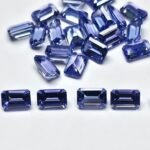 Tanzanite Octagon – 6x4 mm – AA Color Grade Lot