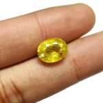 6.02 carats Yellow Sapphire Thailand ( 6.25 ratti )