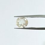 3.69 carats White Sapphire (4.25 ratti)