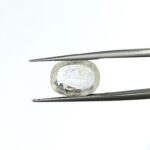 4.05 carats White Sapphire (4.25 ratti)