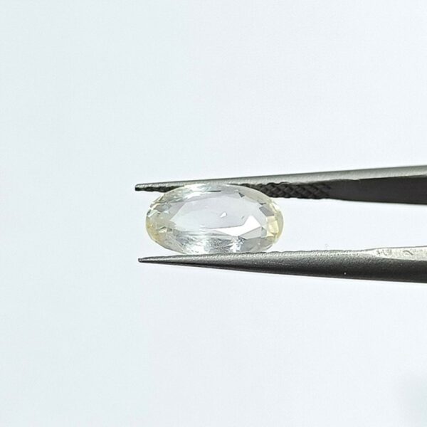 3.78 carats White Sapphire (4.25 ratti) - Image 3