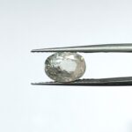 5.04 carats White Sapphire (5.25 ratti)