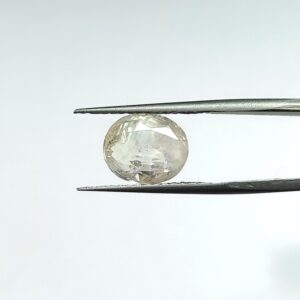 6.62 carats White Sapphire (7.25 ratti)