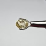 6.07 carats Yellow Sapphire