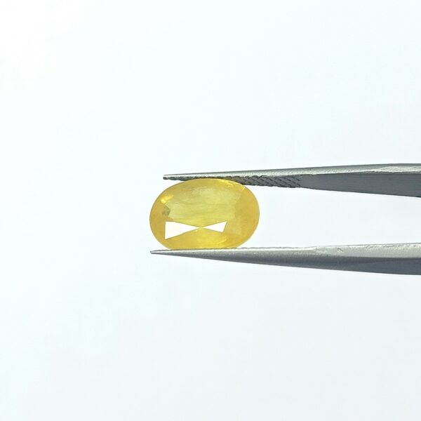 7.5 carats Yellow Sapphire Thailand ( 8.25 ratti ) - Image 2